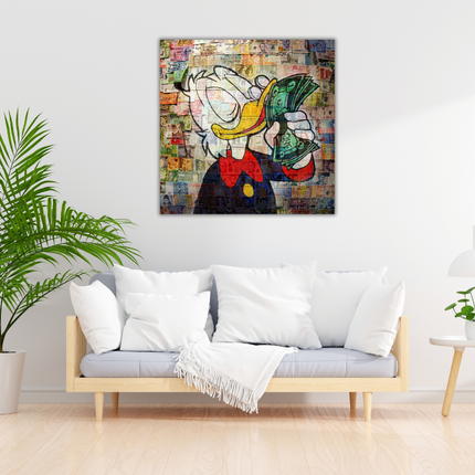 Aluart schilderij 'Dagobert Duck'
