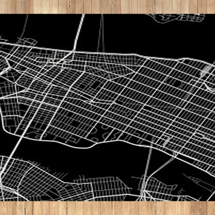 Vloerkleed 'New York city'