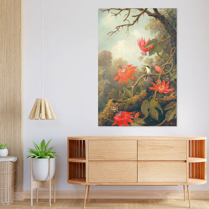 Aluart schilderij 'Hummingbirds and Passionflowers'