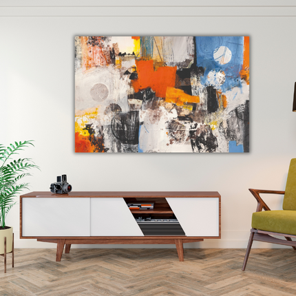 Aluart schilderij 'Abstract Mixed'