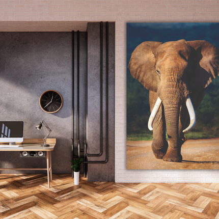 Aluart schilderij 'Afrikaanse Olifant'