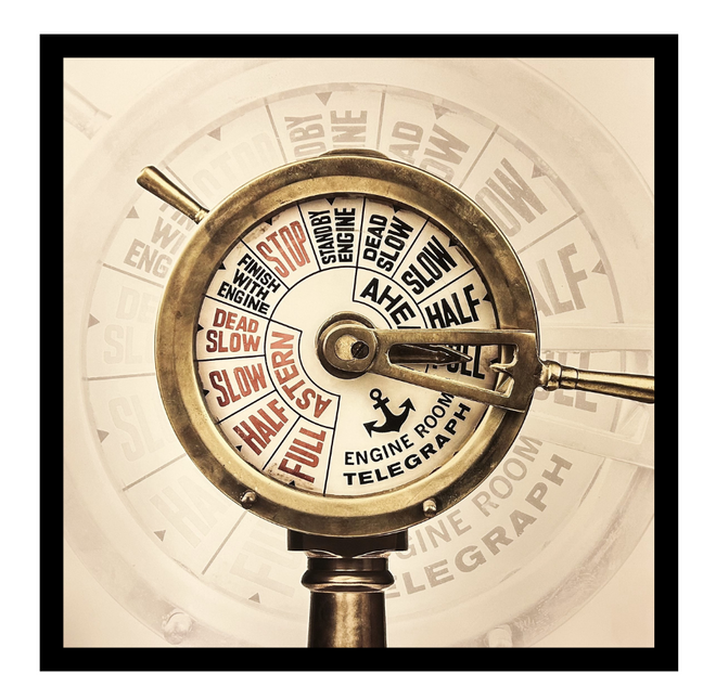 ingelijste poster 'De oude moter kamer'