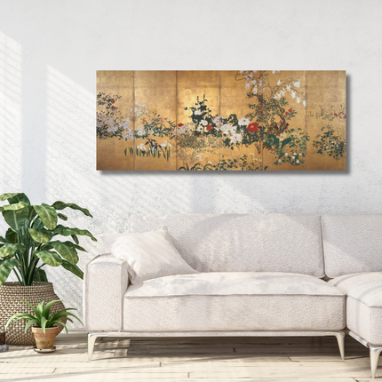 Aluart schilderij 'Spring summer Flowers'