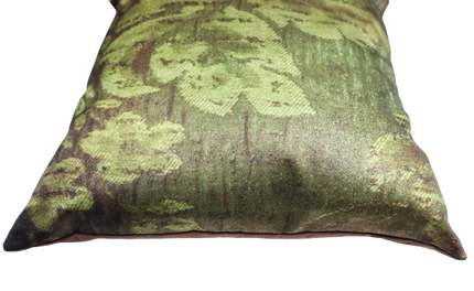 Sierkussen 'Green Leave Glitter'