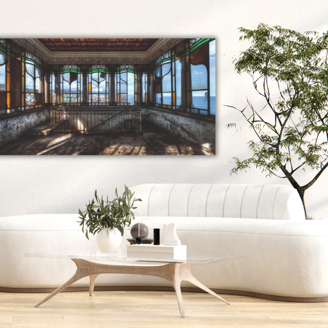 Aluart schilderij Mondiart 'Lacour Glas in lood'