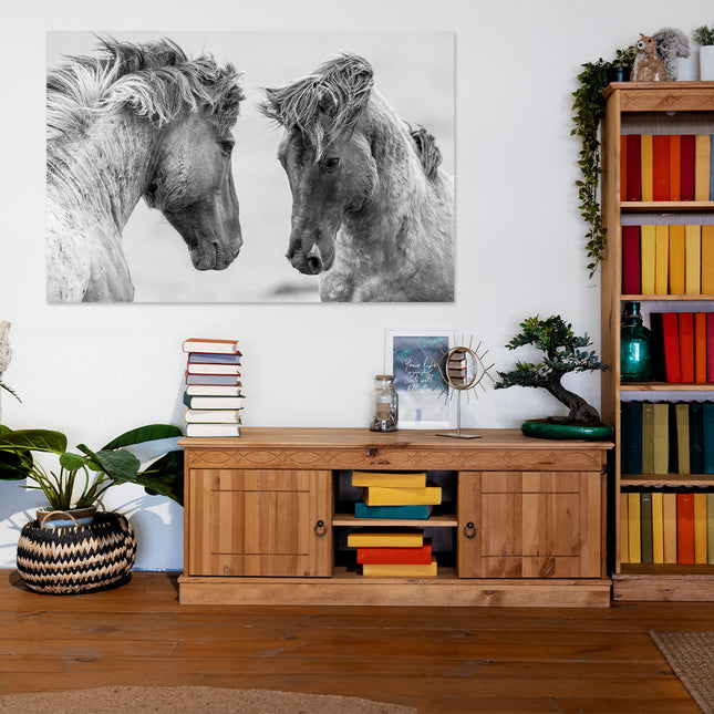 Aluart schilderij 'Horses in the wild'