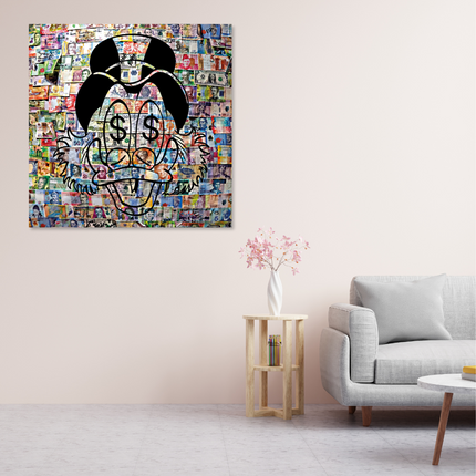 Aluart schilderij 'Dagobert Dollars'