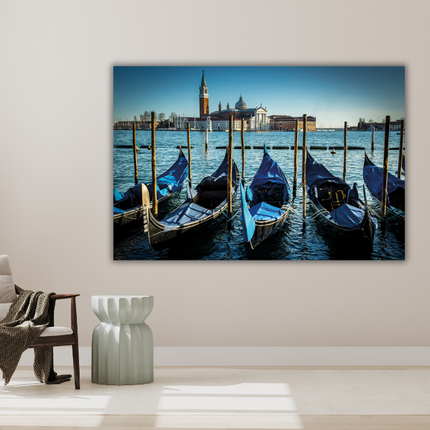 Aluart schilderij 'De gondels van Venetië'