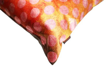 Sierkussen 'Oranje stippen'
