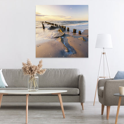Aluart schilderij 'Zee en strand'