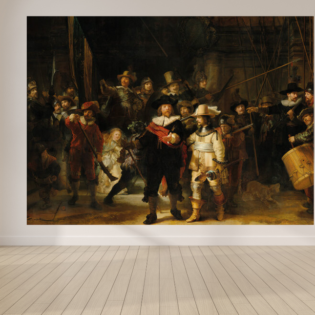 Canvas schilderij 'De Nachtwacht'