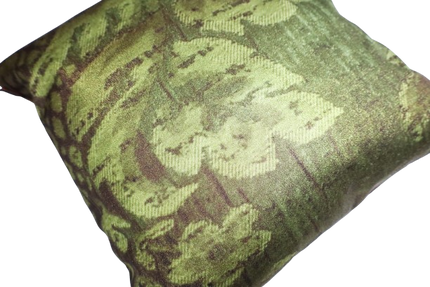 Sierkussen 'Green Leave Glitter'