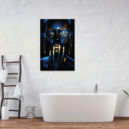 Aluart schilderij 'Miss Blue'