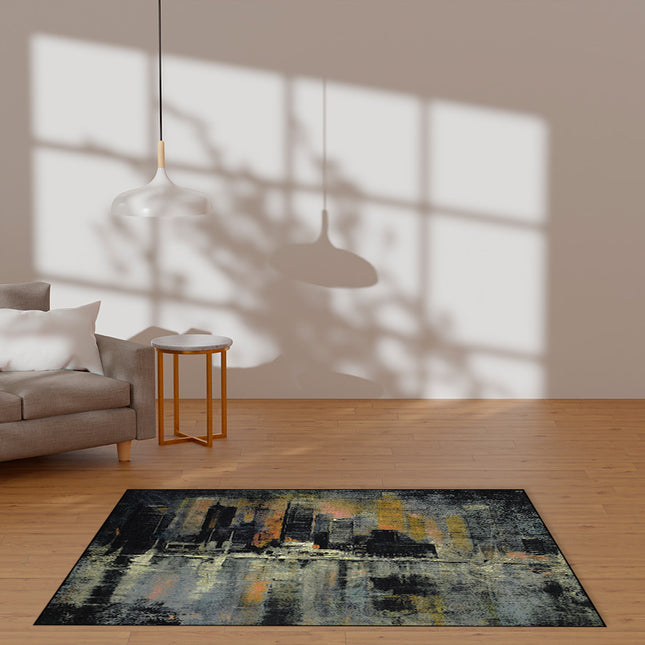 Mondiart vloerkleed 'Abstracte stad'