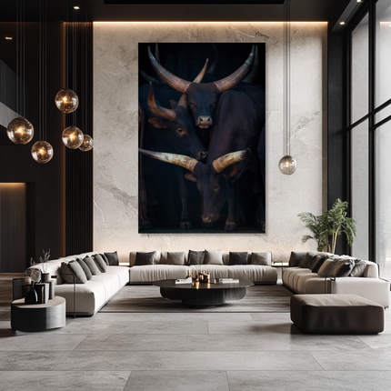 Aluart schilderij 'Watusi Family'