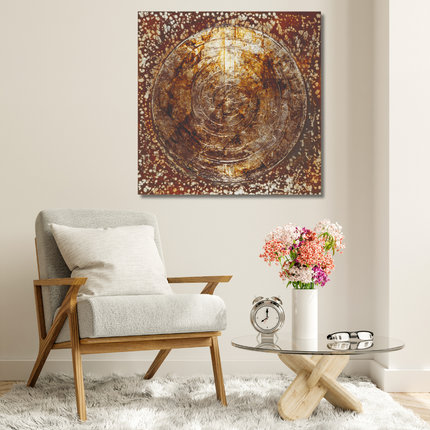 Aluart schilderij  'Circular Echoes'