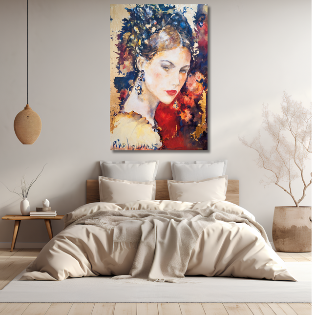 Aluart schilderij 'De geschilderde vrouw'