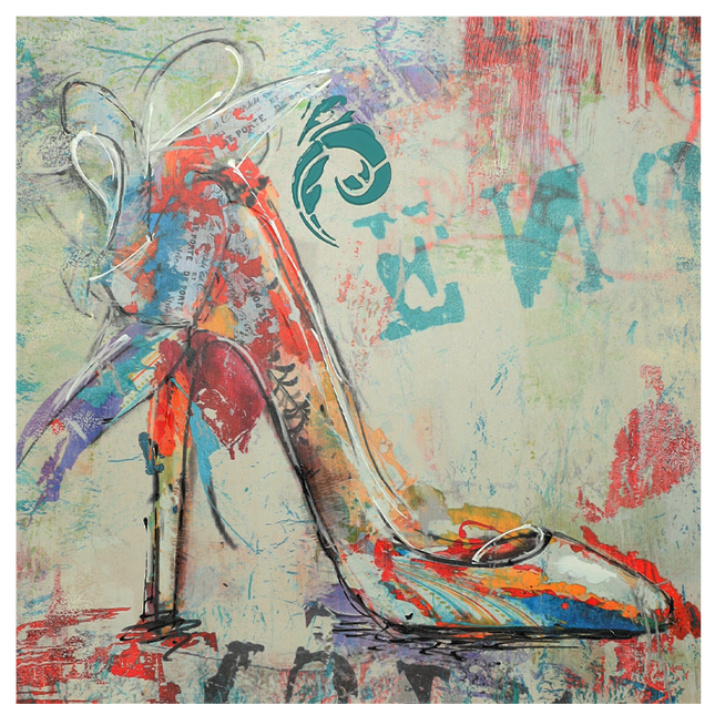 Canvas schilderij 'Pump'