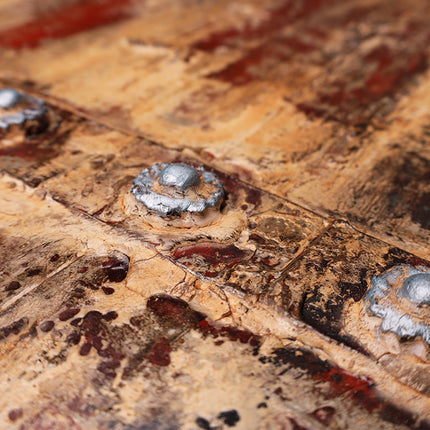 Canvas tweeluik schilderij 'Oude luiken'