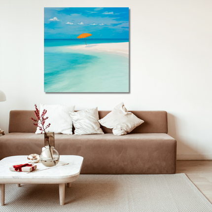 Aluart schilderij 'The beach'
