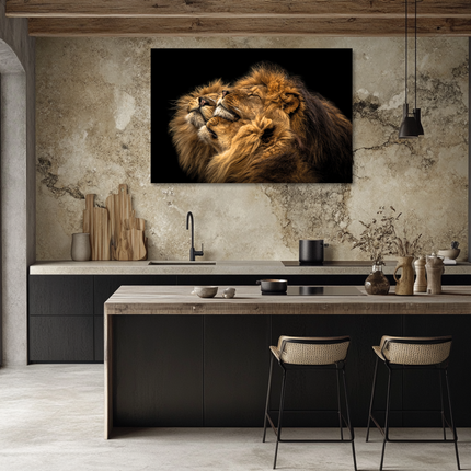 Aluart schilderij 'The Love Lions'