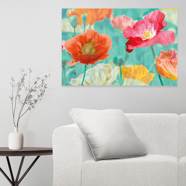 Wandkleed 'Bloemen in bloei'