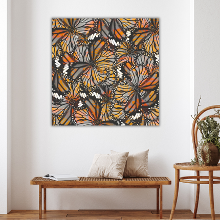 Aluart schilderij 'Monarch Vlinders'