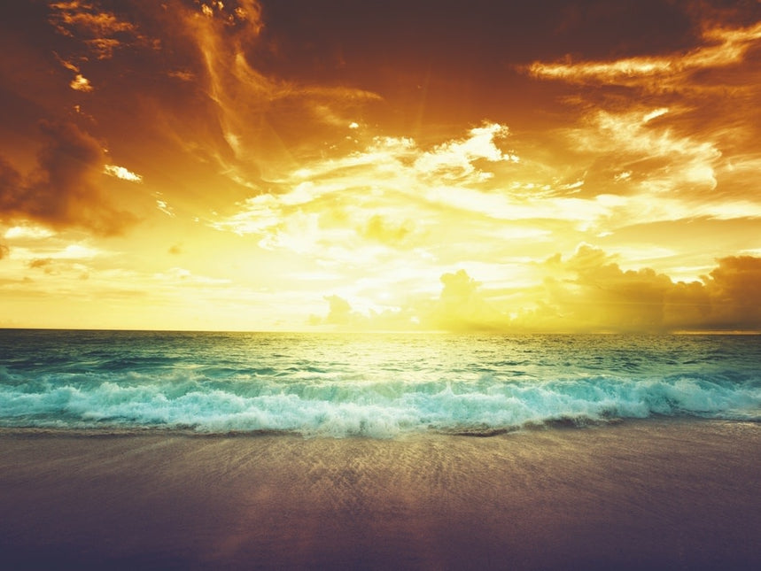 Schilderij  'De zonsondergang'