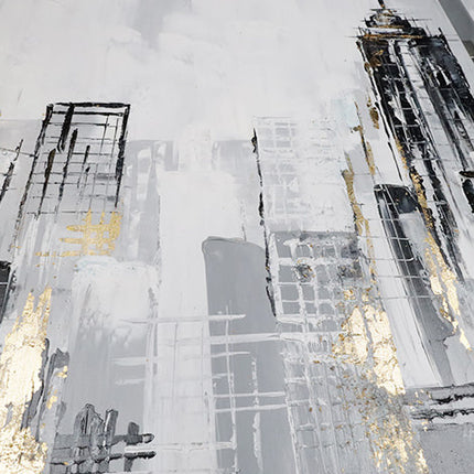 Canvas schilderij 'City Skyline'