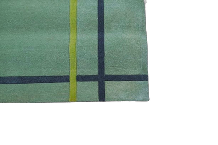 Vloerkleed 'Groene tinten'