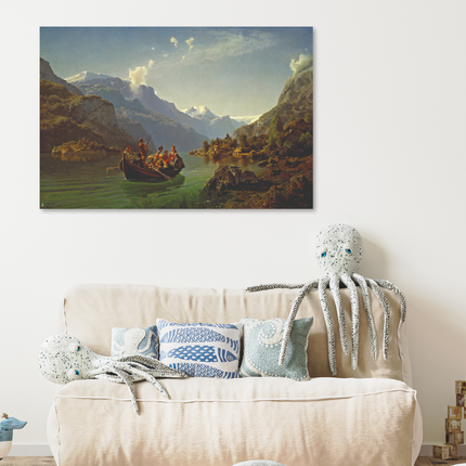 Aluart schilderij 'Bruiloft in Hardanger'
