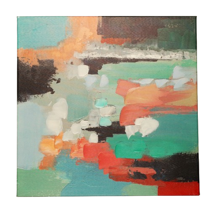 Canvas schilderij 'Veelkleurig abstract'
