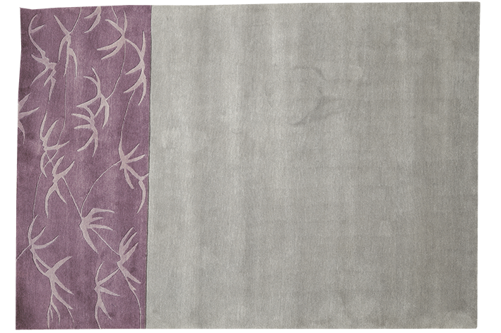 Vloerkleed 'Paarse details'