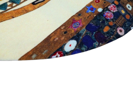 Vloerkleed Mondiart rond 'Gustav Klimt The Tree of Life'