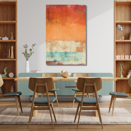 Aluart schilderij 'Abstract Orange'