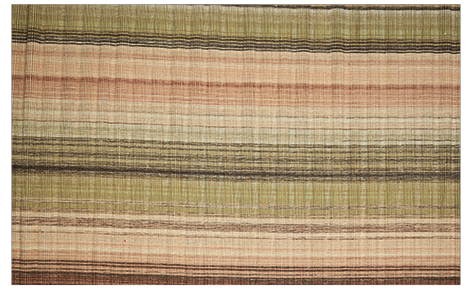 Mondiart vloerkleed ' Pastel tinten gestreept'