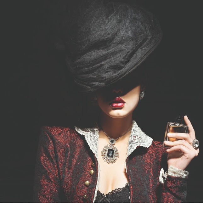 Aluart schilderij 'Woman With Black Hat'