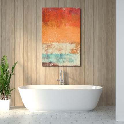 Aluart schilderij 'Abstract Orange'