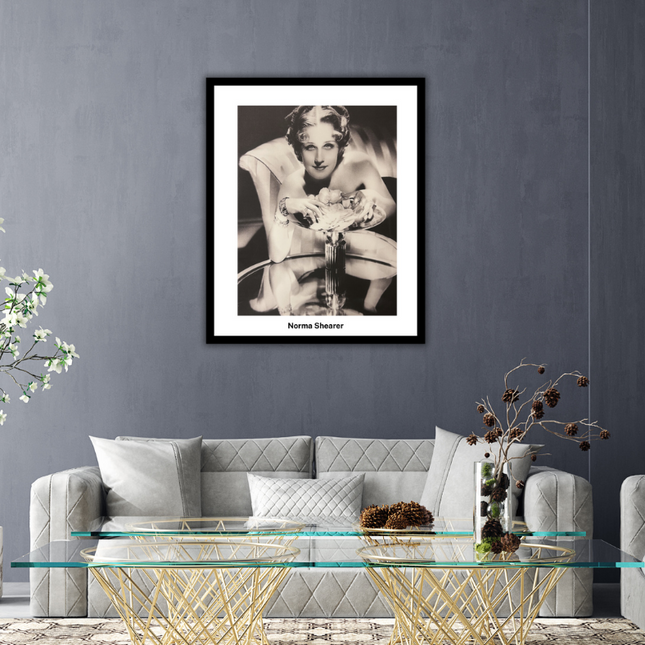Ingelijste poster 'Norma Shearer'