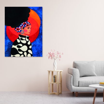 Aluart schilderij 'No Need To Run And Hide'