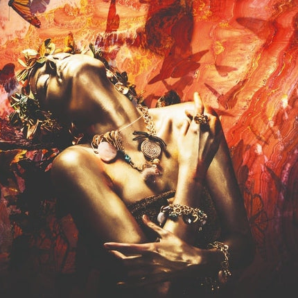 Aluart schilderij 'Golden Jewellery Woman'