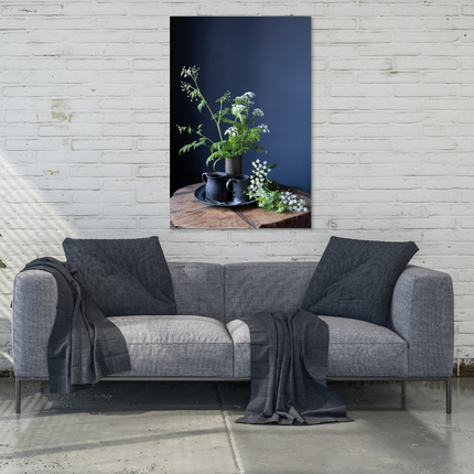Aluart schilderij 'Stilleven bloemen & vazen'