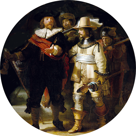 Aluart schilderij 'De Nachtwacht'