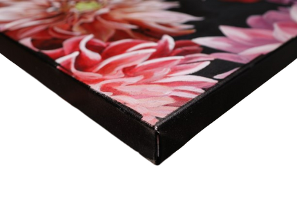 Canvas schilderij 'Bloemenspel'