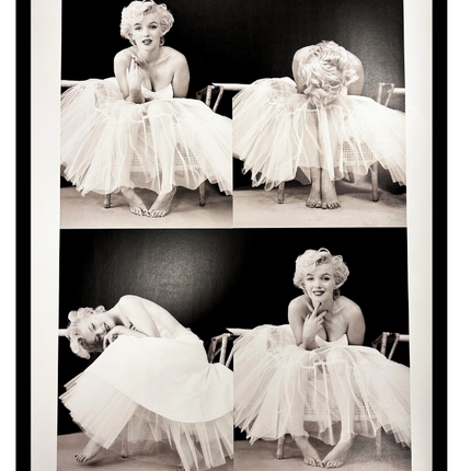Ingelijste poster 'Marilyn Monroe collage'