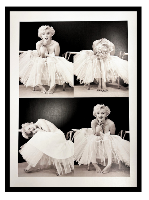 Ingelijste poster 'Marilyn Monroe collage'