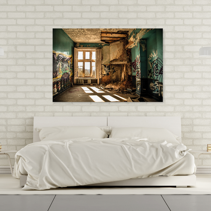 Aluart Schilderij 'Urbex Verlaten Kasteel'