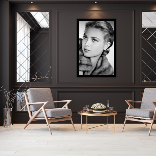 Ingelijste poster 'Grace Kelly Princess'