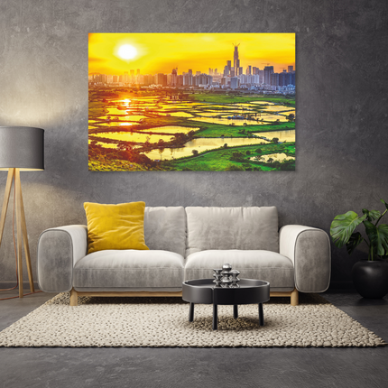 Aluart schilderij 'Hong Kong countryside'