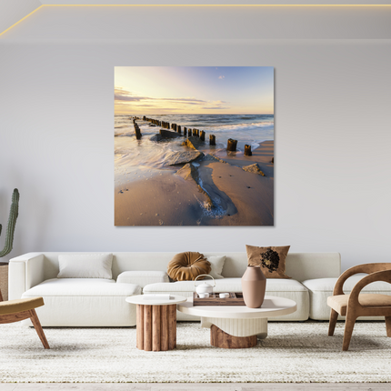 Aluart schilderij 'Zee en strand'
